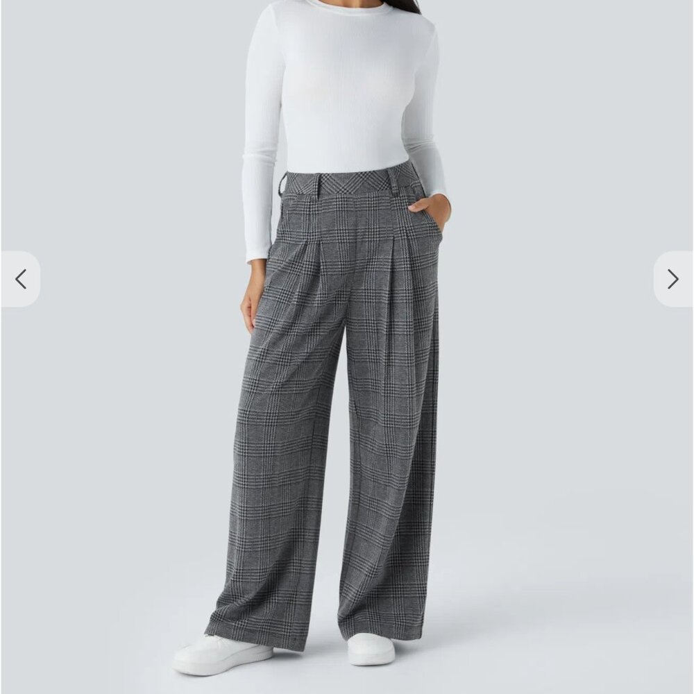 HALARA Grey houndstooth medium NWT